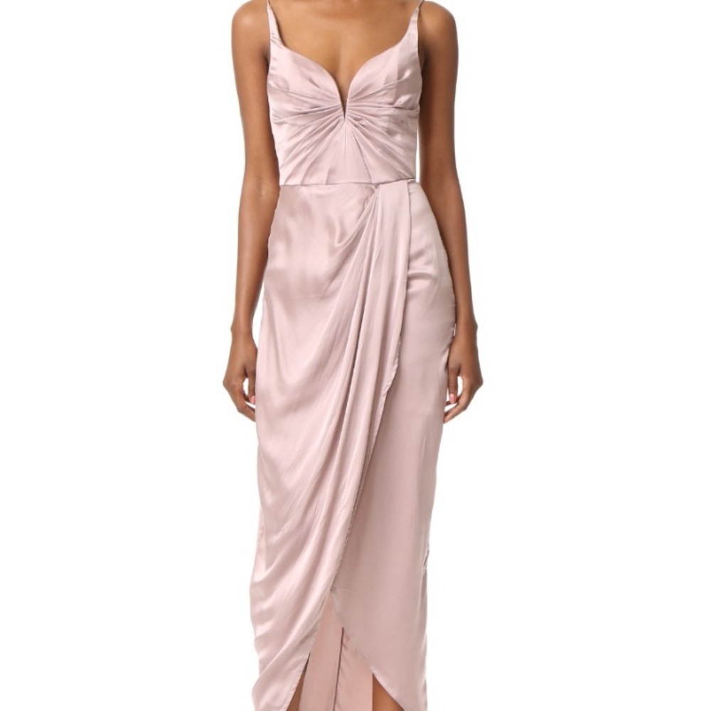 - Zimmerman silk drape dress
